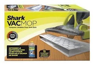 SHARK 1832HK200EU VacMop Einwegpads 16 Stück (Weiß)