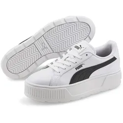 PUMA Karmen Leder Plateau Sneaker Damen PUMA white/PUMA black 42.5