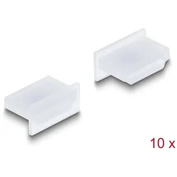DeLOCK Staubschutz für HDMI A Buchse ohne Griff 10 Stück transparent