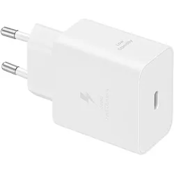 SAMSUNG 45W Power Adapter USB-C ohne Kabel, weiß Schnellladeadapter