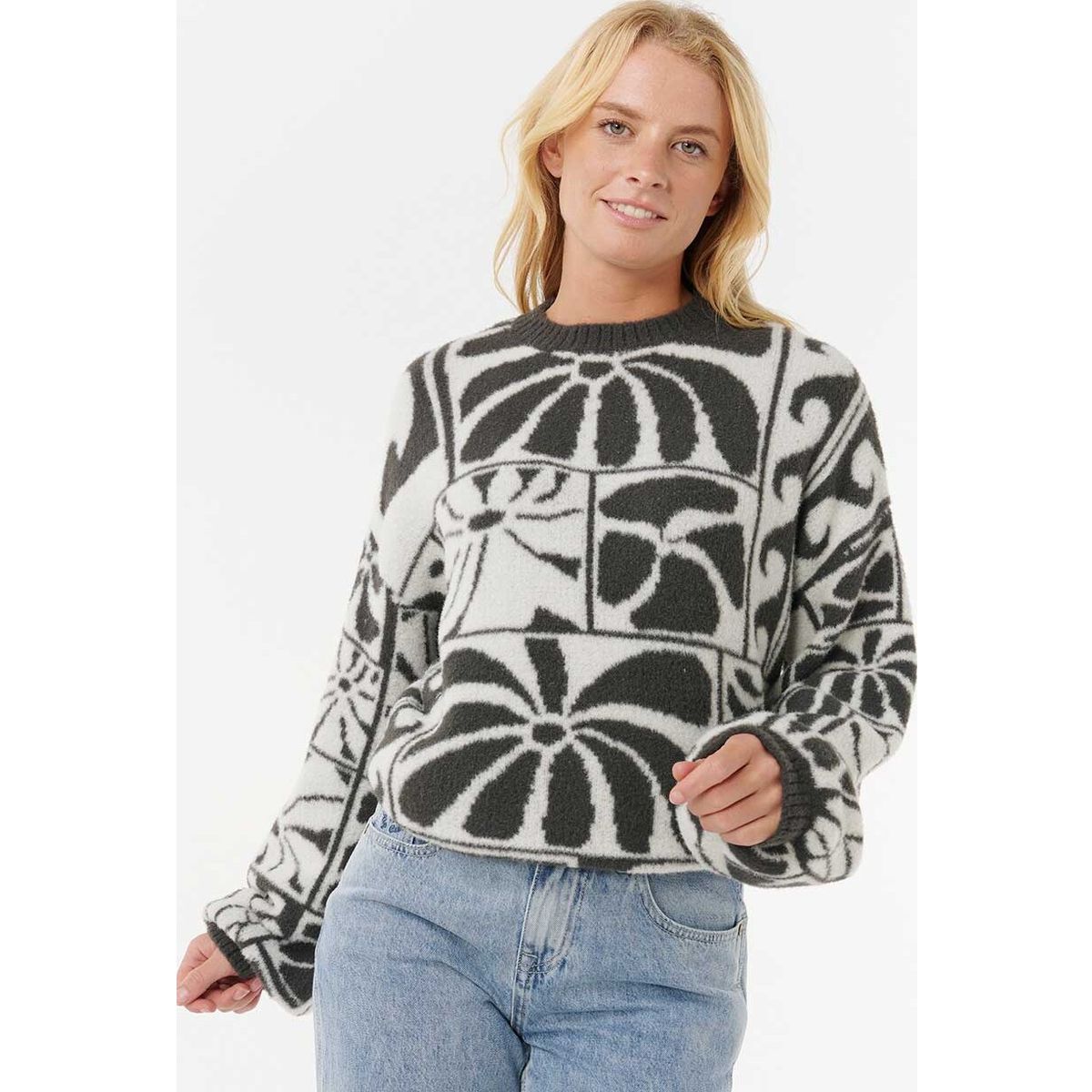 RipCurl Aots-ty Williams jacquard Crew black (0090) S 036WKN_0090_S