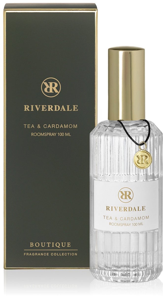 Riverdale Huisparfum Tea & Cardamom - 100 ml - Groen