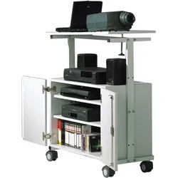 LCD-Projektorwagen mit Unterschrank, fahrbar
