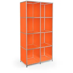 Aktenregal System 4 Metall Orange