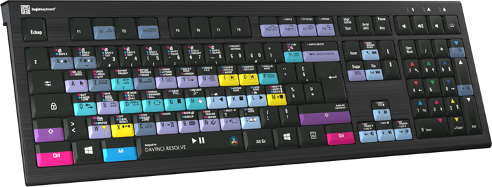 Logickeyboard DaVinci Resolve Astra 2 fr PC - Tastatur - AZERTY