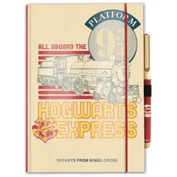 Harry Potter - Notizbuch / Notiz- blok A5 s platformou für Stift 9 3/4