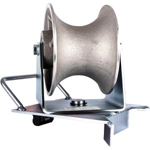Katimex Kabelzug-Umlenkrolle 105070, für Kabel bis Ø 120 mm, 1.000 kg Traglast, mit 1 Rolle, aus Aluminium