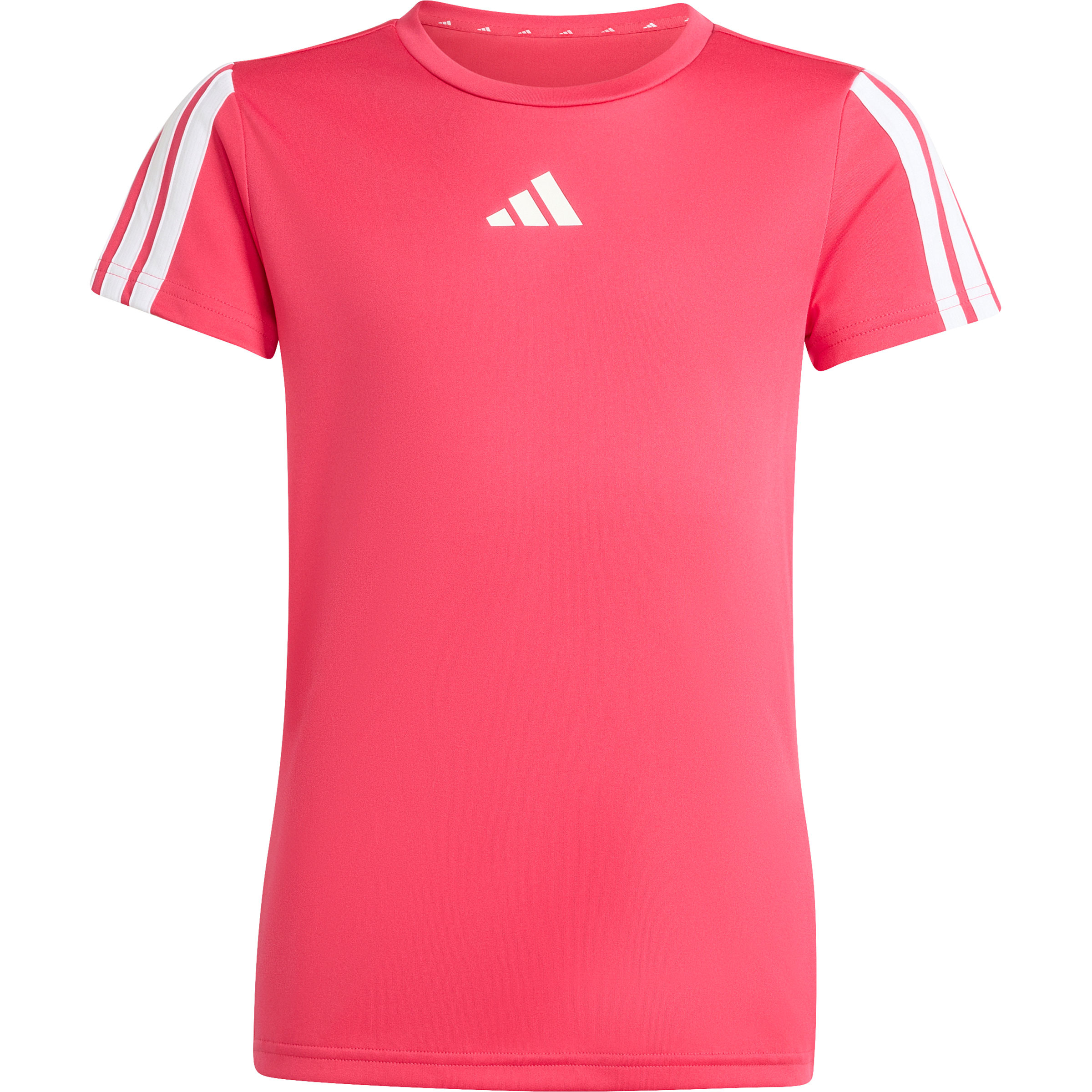 adidas Essentials 3-Stripes Kinder T-Shirts pink Größe 170 Laufen | Lifestyle | Training & Fitness Elastisch