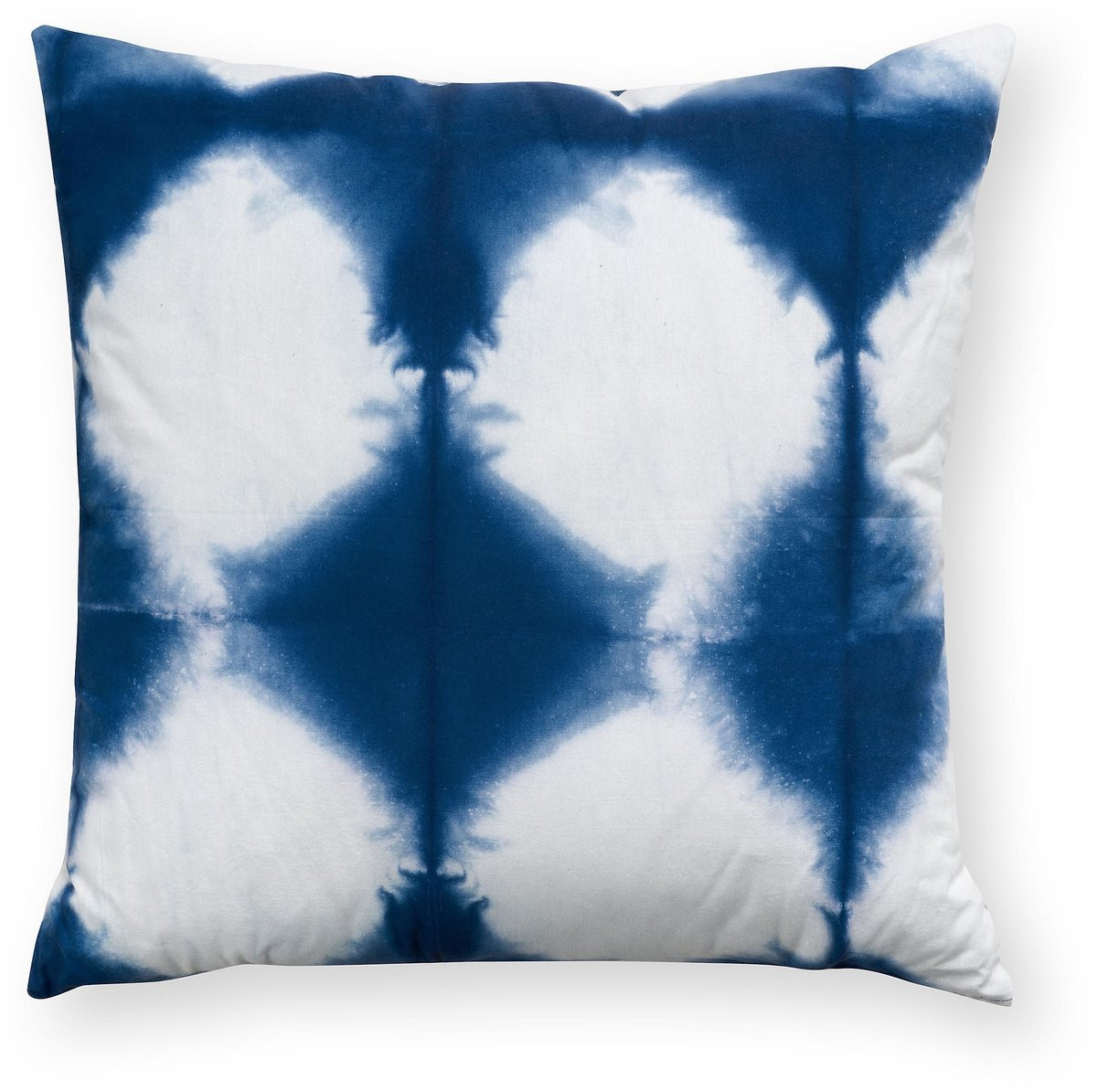 vtwonen Sierkussen Tie-Dye Blauw Wit Polyester 50 x 50 cm