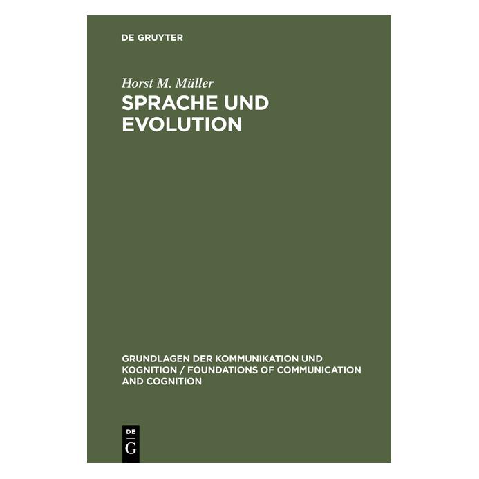 De Gruyter Müller,H.M.:Sprache und Evolution (Deutsch, Hardcover, Horst M. Müller) (67765390)