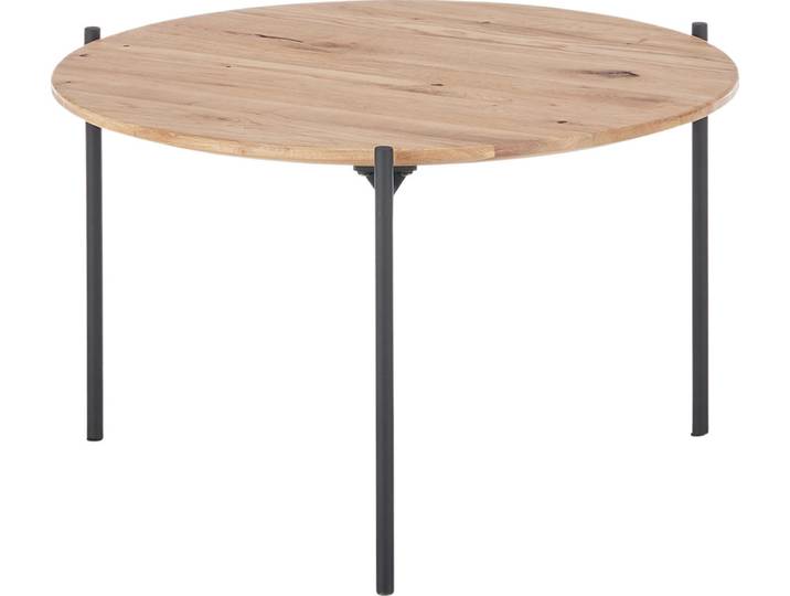 Couchtisch ASSUAN 55x55 cm Metall Eiche