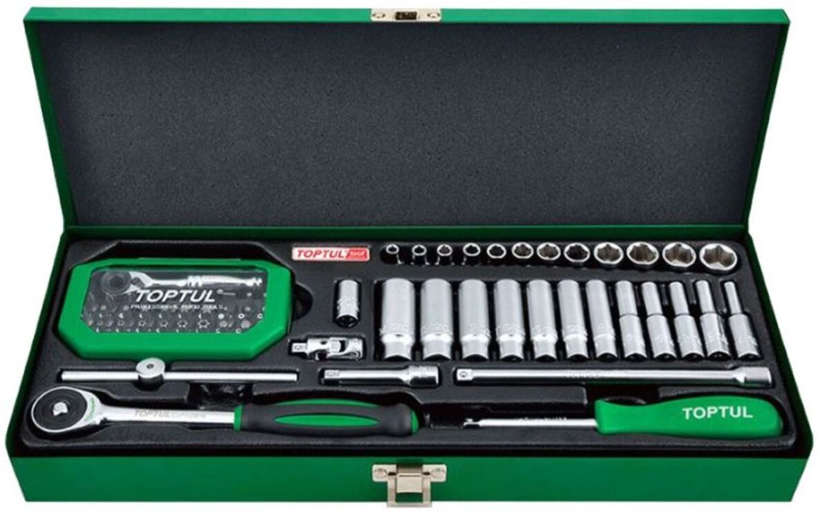 Jeu d'outils 1/4" TOPTUL GCAD6601