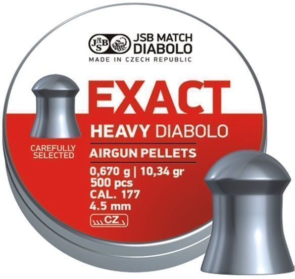 JSB Exact Heavy, 4,52mm - 0,670g