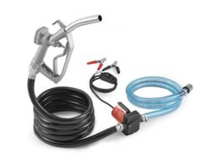 VEVOR Dieselpumpe, 12 V DC, 5 GPM, 1/7 PS, Heizölpumpe mit automatischer Abschaltung der Pistole, Umfüllpumpe, langer Einlass- und Auslassschlauch für Benzin, Diesel, Kerosin, Methanol-Mischungen
