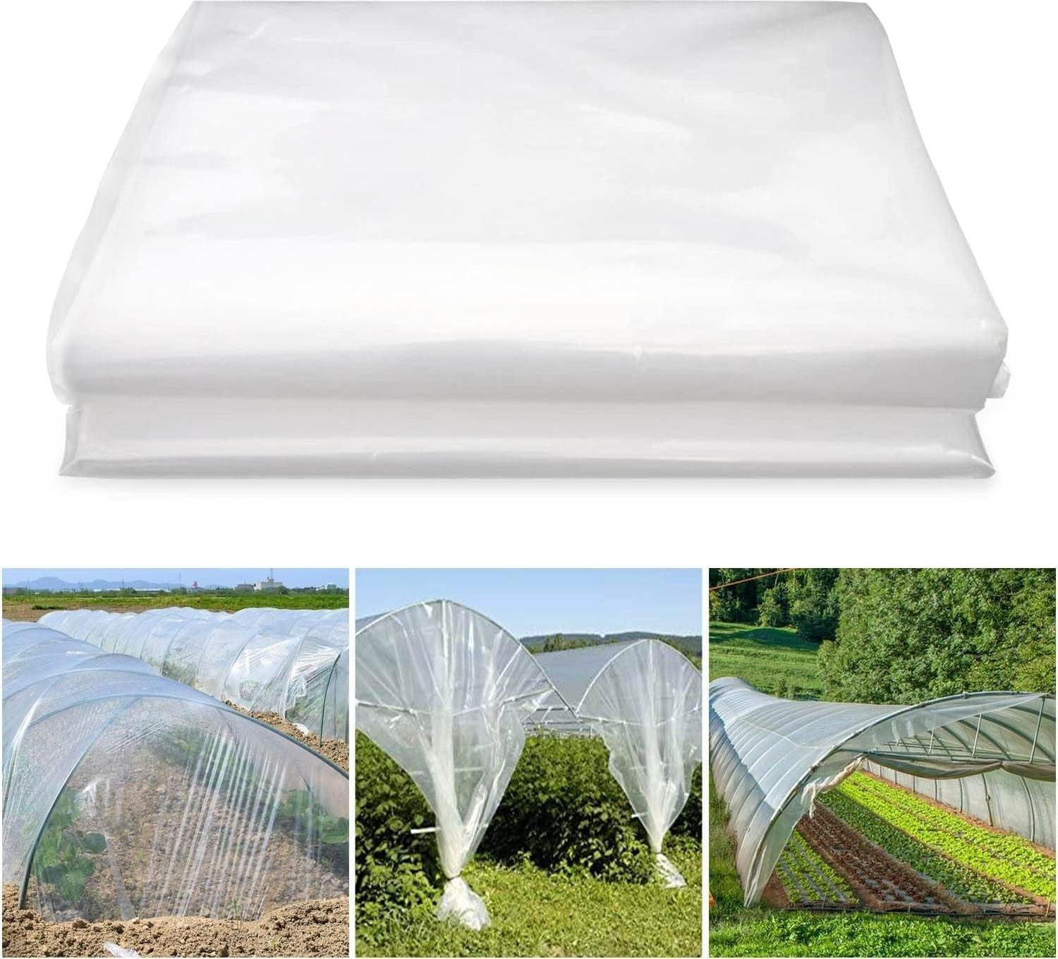 UV-bestendige transparante kasfolie voor tuinieren en landbouw, 2 x 6 meter