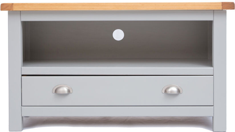 Longshore Tides Vega TV Stand for TVs up to 48" Grey/Silver 48"