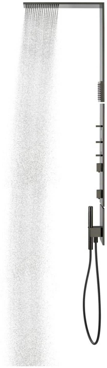 Hansgrohe D-Pane. Axor ShowerComposition m TH, KB, 110x220mm, 1j, SB, pol. bla vc (12595330)
