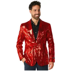 Suitmeister Pailletten - Rot (M)