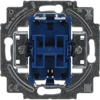 Wippschaltereinsatz Wechsel-Wechselschaltung Unterputz 250 Volt 10 Ampere blau, Retail