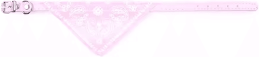 Inspire Curations Adjustable Printed Bandana Collar For Cats & Small Dogs pink