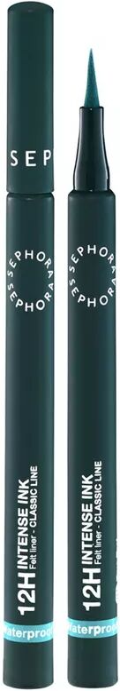 SEPHORA - Präziser Intensiver Filzstift-Eyeliner, 12H Intense Ink Felt Liner Classic Line, 1 ml,  True teal