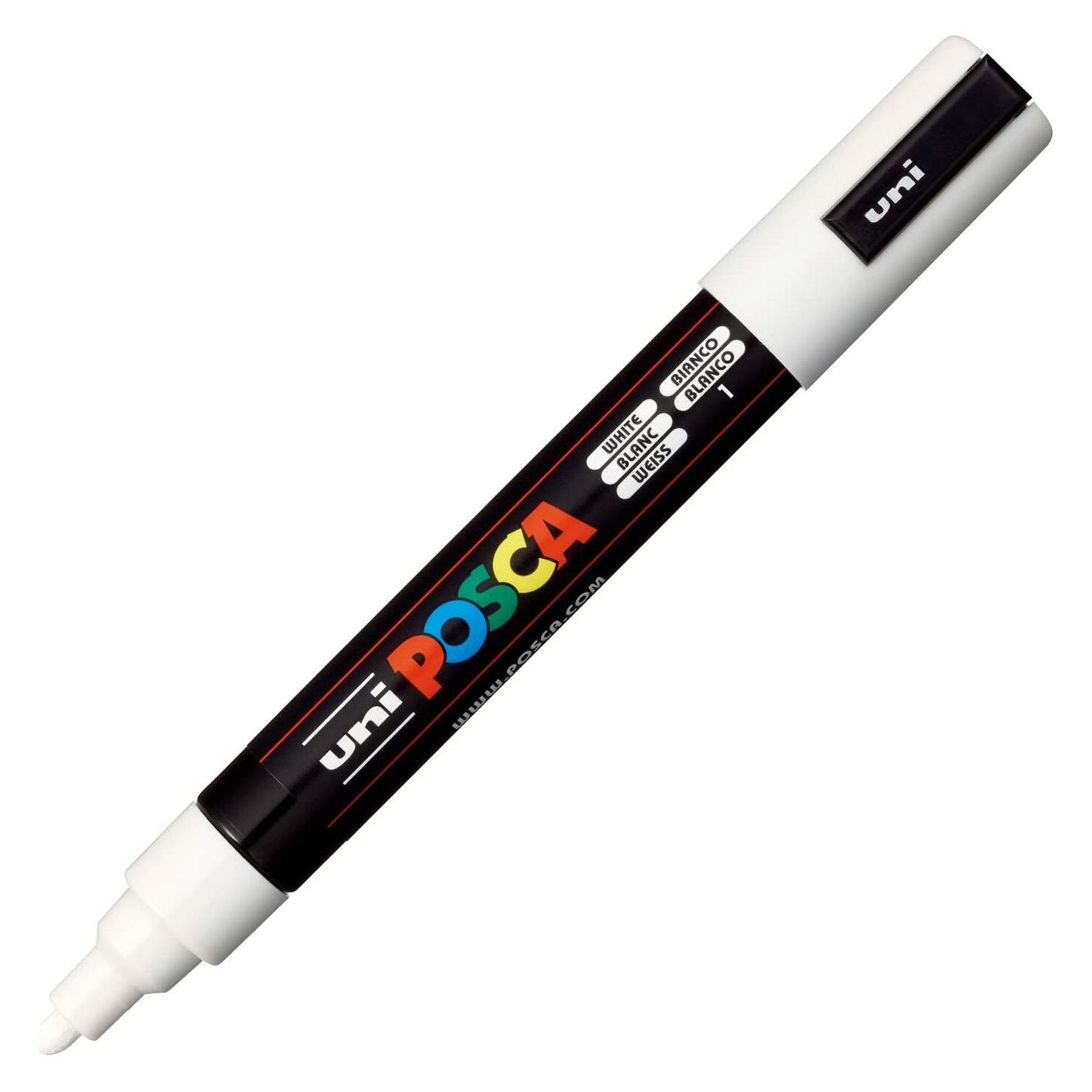 Posca Medium Marker PC-5M (1x) (PC5M WEISS)