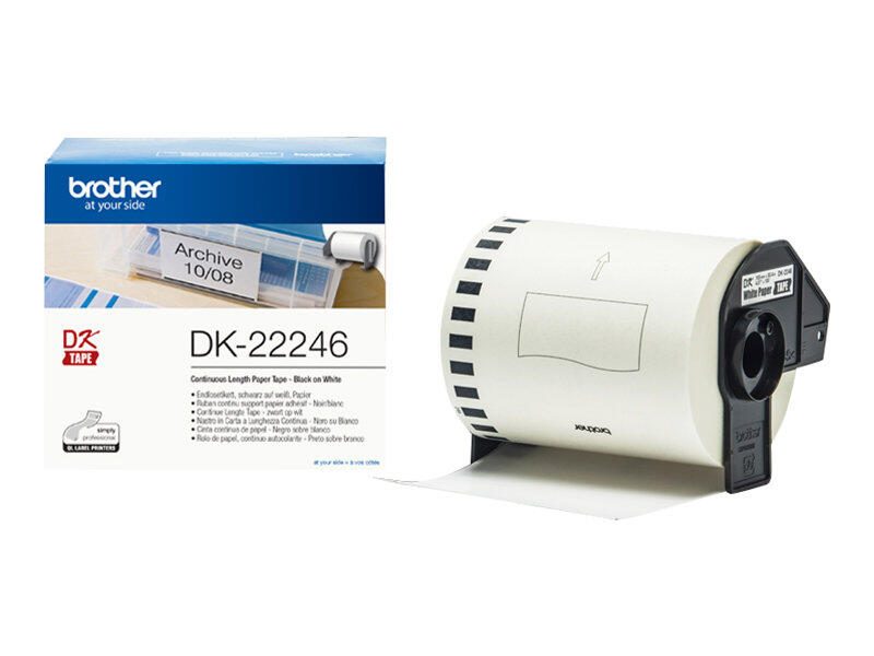 Brother DK-22246 Endlosetiketten, schwarz auf weiß DK22246