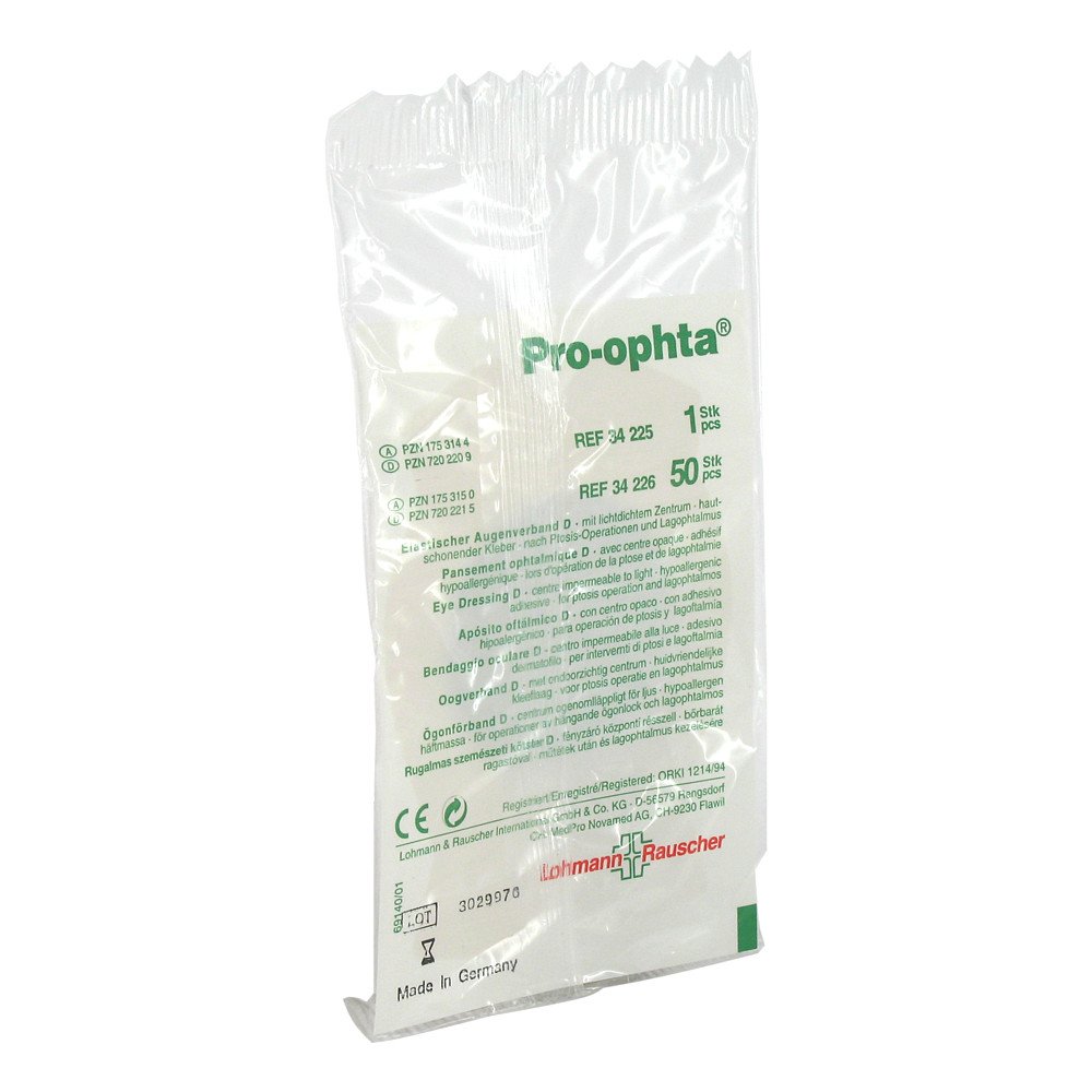 Lohmann & Rauscher GmbH & Co.KG Pro Ophta Augenverband D 34225 07202209