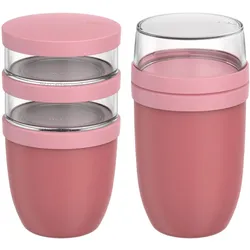 Mepal Ellipse Lunchpot-Set XL, Lunchbox, Rosa