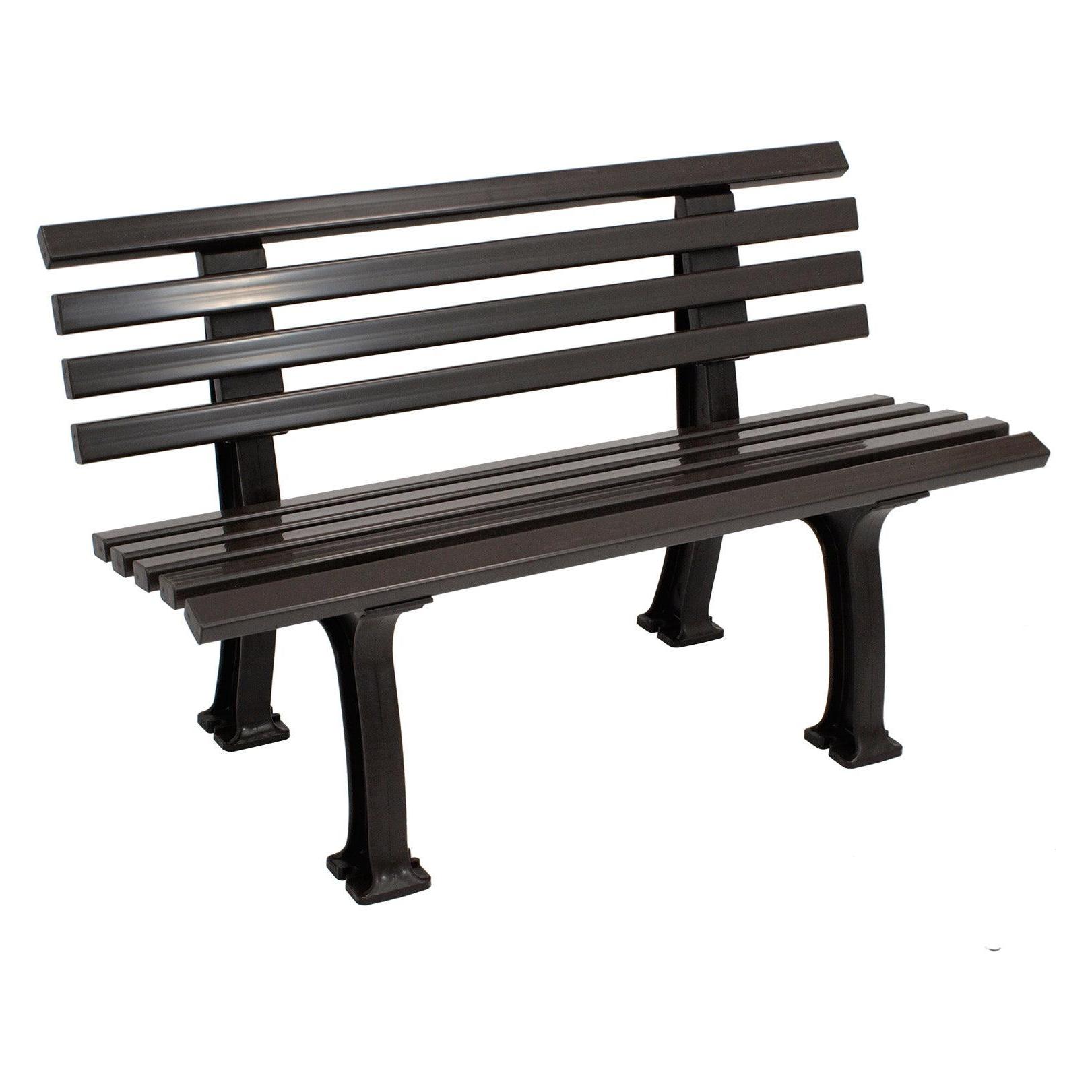 Blome Gartenbank Ibiza Kunststoff 2-Sitzer schokobraun (B002XTB6AO)