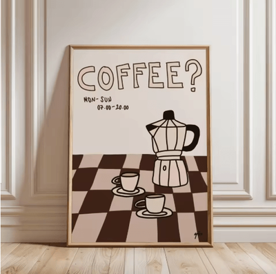 Inspire Picks But First Cafecito Minimalist Spanish Quote Canvas Modern Coffee Bar Wall Decor 12 20x30cm Unframed