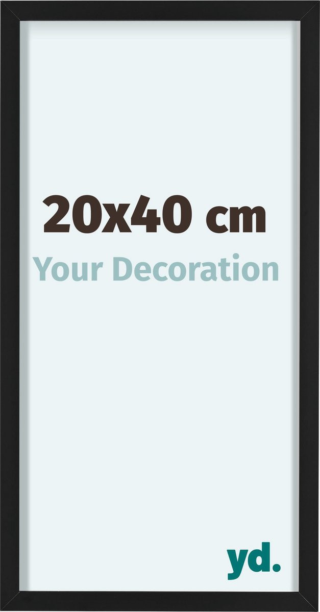 Your Decoration Fotolijst Virginia Aluminium Zwart 20x40 cm