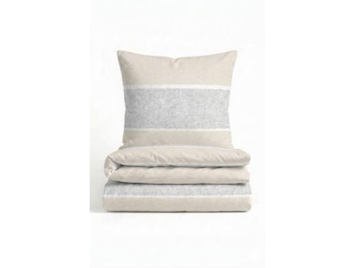 biberna Melange-Flanell beddengoed 0840506 blokstrepen
