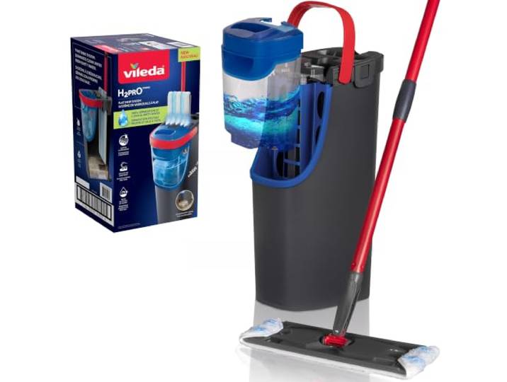 Vileda H2PRO Flachwischer Set Zweitanksystem