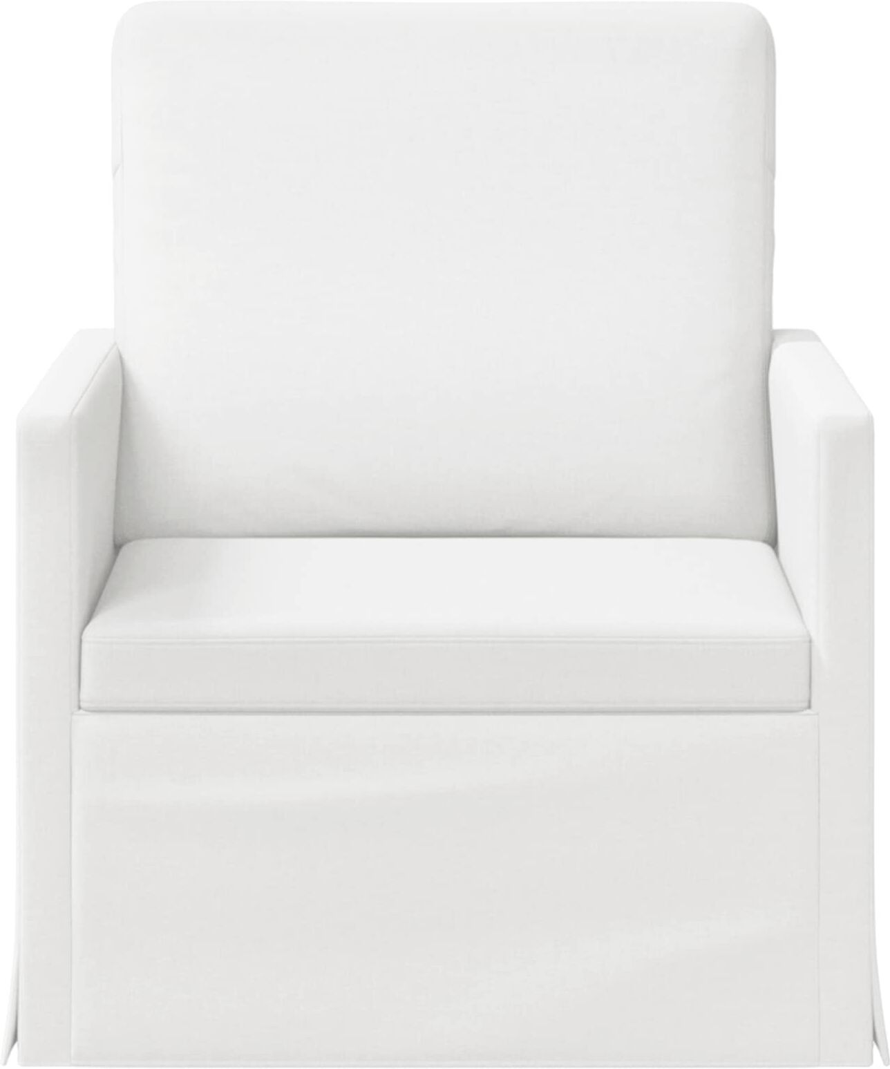 vidaXL Fauteuil Blanc 70 x 81 x 82 cm Tissu