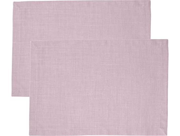 Sander Tischset Loft 2er-Pack fleckabweisend Rosenholz Größe 35x50 cm