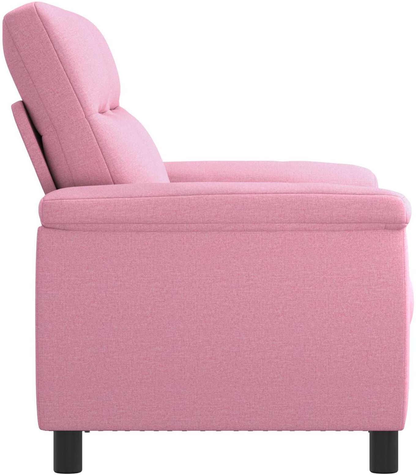 vidaXL Canapé Rose 158 x 90 x 95 cm Tissu