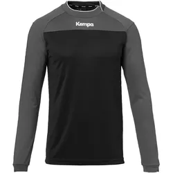Kempa Prime langarm Trikot schwarz/anthrazit 152