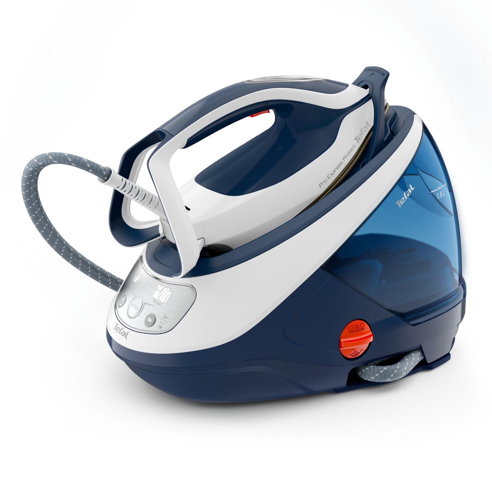 Tefal GV9221 Pro Express Protect 2600 W Dampfbügelstation 550 g/min (Blau, Weiß) GV9221E0