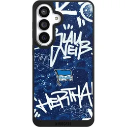 Nivocase Handyhülle für Samsung Galaxy S26+ Hülle NIVOpure Case Schwarz Graffiti Hertha BSC Offizielles (Samsung Galaxy S26+), Smartphone Hülle, Schwarz