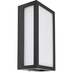 Deko-Light LED Außenwandleuchte GRUMIUM ECKIG CCT I - Rahmenlinien, IP54, 10W 3000/4000K (CCT Switch) 450lm, dunkelgrau D-620123