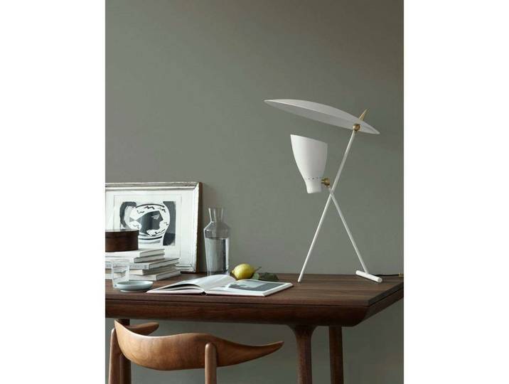 Silhouette Tischleuchte, warmweiß, Höhe 59 cm - Warm Nordic - Wohnzimmer - Design - Metall - Einflammig