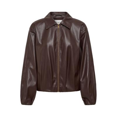 Outdoorjacke B.YOUNG "b.young Übergangsjacke BYXBENNA", Damen, Gr. 36, coffee bean, Jacken Outdoorjacke
