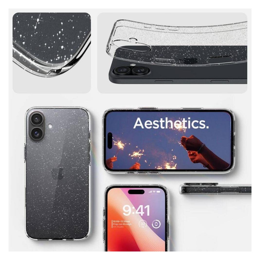 Spigen Liquid Crystal iPhone 16 Plus Glitter crystal ACS08065 (Apple iPhone 16 Plus) (1489652001)