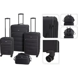 Koffer-Set TRAVEL schwarz
