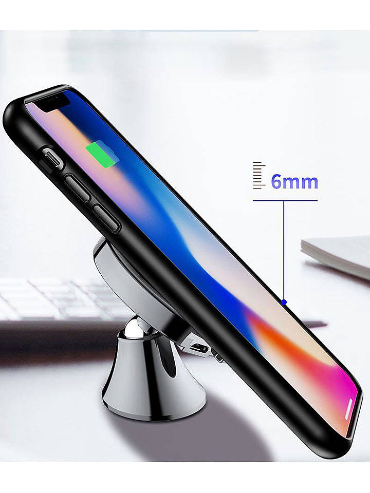 SmartCase Induktions-Kfz-Smartphone-Halterung in Schwarz - onesize