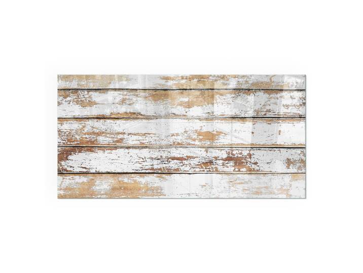 KAMINBODENPLATTE 140x70 cm - Ein beschädigtes Holzbrett
