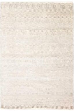 ECARPETGALLERY Hand-knotted Silk Shadow Grey Silk, Wool Rug - 6'2 x 8'11
