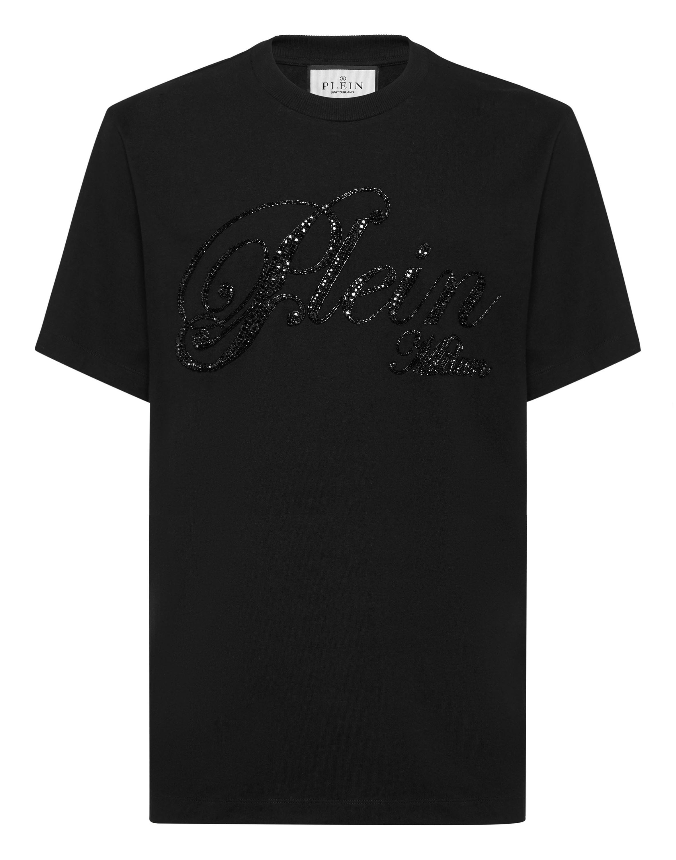 Philipp Plein T-Shirt mit Rundhals - Schwarz