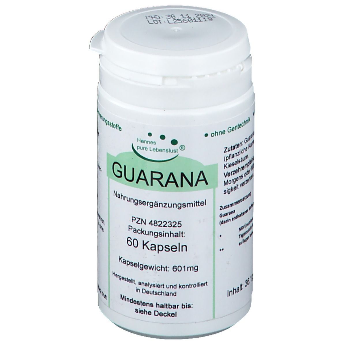 Guarana PUR Kapseln 60 St